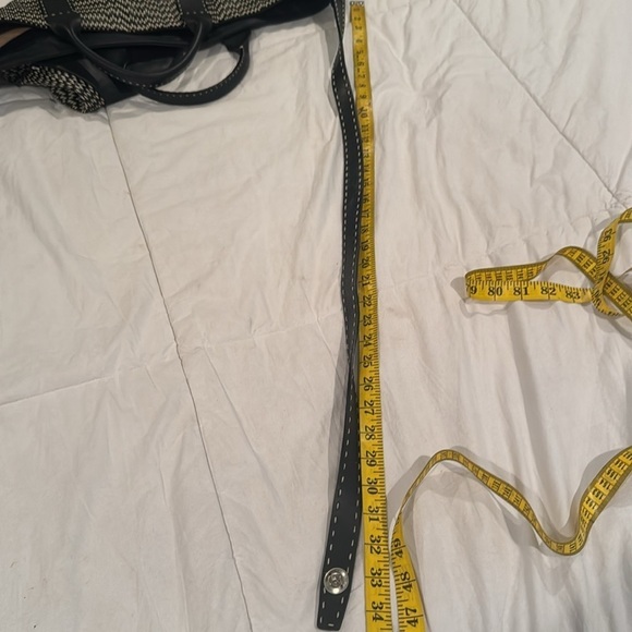 Gianni Segatta big black and white leather bag. Made in Italy 🇮🇹 - Picture 10 of 10